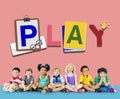 Play Leisure Activity Recreation Entertainment Playing Concept Royalty Free Stock Photo