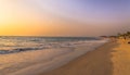 Play of light at kolava beach in goa, India