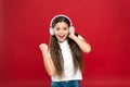 Play list concept. Music taste. Music plays an important part lives teenagers. Powerful effect music teenagers their Royalty Free Stock Photo