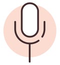 Play media microphone, icon