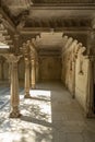 Play od shadow and light inside  City Palace,Udaipur,Rajasthan,India Royalty Free Stock Photo