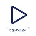 Play pixel perfect linear ui icon