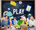 Play Playful Enjoyment Imagination Create Concept