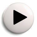 Play Push Button Circle Symbol