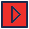Play, replay Isolated Vector Icon which can be easily modified or edited