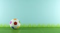 Play room with colorful soccer ball