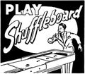 Play Shuffleboard Royalty Free Stock Photo