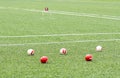 Play Sports Gateball on lawn. Royalty Free Stock Photo
