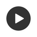 Play Video button vector icon