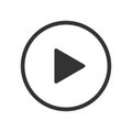 Play Video button vector icon