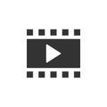 Play video icon graphic design template vector Royalty Free Stock Photo