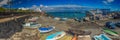Playa Blanca harbour panorama