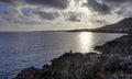 Playa Blanca in Lanzarote Royalty Free Stock Photo