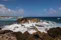 Playa Canoa coastline Royalty Free Stock Photo