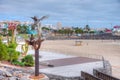 Playa Chica beach at Puerto del Rosario, Fuerteventura, Canary Island, Spain Royalty Free Stock Photo