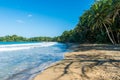 Playa Chiquita - Wild beach close to Puerto Viejo, Costa Rica Royalty Free Stock Photo