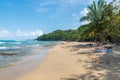 Playa Chiquita - Wild beach close to Puerto Viejo, Costa Rica Royalty Free Stock Photo