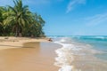 Playa Chiquita - Wild beach close to Puerto Viejo, Costa Rica Royalty Free Stock Photo