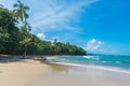 Playa Chiquita - Wild beach close to Puerto Viejo, Costa Rica Royalty Free Stock Photo