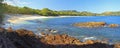 Playa Conchal Panorama Royalty Free Stock Photo