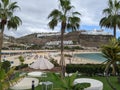 Playa de Amadores in Puerto Rico on Gran Canaria, Spain Royalty Free Stock Photo