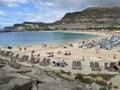 Playa de Amadores in Puerto Rico on Gran Canaria, Spain Royalty Free Stock Photo