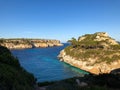 Playa de Formentor Cala Pi de la Posada , beautiful beach at Cap Formentor, Palma Mallorca, Spain Royalty Free Stock Photo