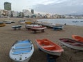 Playa de Las Canteras in Las Palmas de Gran Canaria in Spain