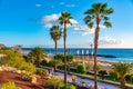 Playa de las Vistas at Tenerife, Canary islands, Spain