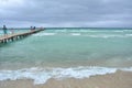 Playa de Muro beach by Alcudia town on Mallorca island, Spain. Balearic islands Royalty Free Stock Photo