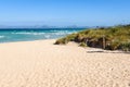 Playa de Muro beach located in Mallorca Royalty Free Stock Photo