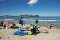 Playa de Muro, Palma de Mallorca - Spain. October 1, 2022. Playa de Muro Platja de Muro is one of the most paradisiacal