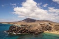 Playa de Papagayo beach in Lanzarote Royalty Free Stock Photo