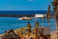 Playa del Camison beach with lifeguards, Tenerife island