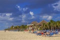 Playa del Carmen beach, Mexico Royalty Free Stock Photo