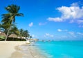 Playa del Carmen beach in Riviera Maya Royalty Free Stock Photo