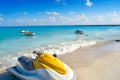 Playa del Carmen beach in Riviera Maya Royalty Free Stock Photo