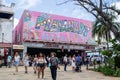 PLAYA DEL CARMEN, MEXICO - 20 April 2022: Playa Mart Paseo del Carmen Shopping Mall Royalty Free Stock Photo