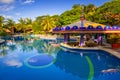 Luxury swimming pool scenery in Mexico