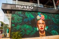 Playa del Carmen, Mexico, Riviera Maya: Facade of the building with beautiful graffiti