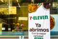 7 Eleven shop store entrance logo Playa del Carmen Mexico