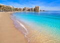 Playa del Cura beach in Torrevieja of Spain Royalty Free Stock Photo