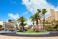 Playa del Ingles city. Maspalomas. Gran Canaria. Royalty Free Stock Photo