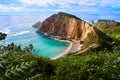 Playa del Silencio in Cudillero Asturias Spain Royalty Free Stock Photo