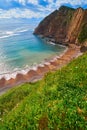 Playa del Silencio in Cudillero Asturias Spain Royalty Free Stock Photo