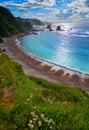 Playa del Silencio in Cudillero Asturias Spain