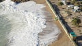 Playa El Portus Nudist Beach in Cartagena near Murcia, Spain. Royalty Free Stock Photo