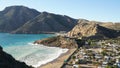 Playa El Portus Nudist Beach in Cartagena near Murcia, Spain. Royalty Free Stock Photo