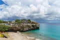 Playa Forti cliffs Curacao views Royalty Free Stock Photo