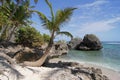 Playa Front n in the Samana peninsula, Dominican Republic